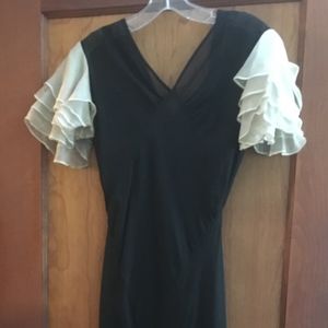 Silk Crepe Vintage 30s Tea Dress